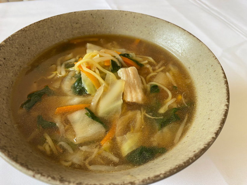 五目あんかけラーメンの調理後の写真