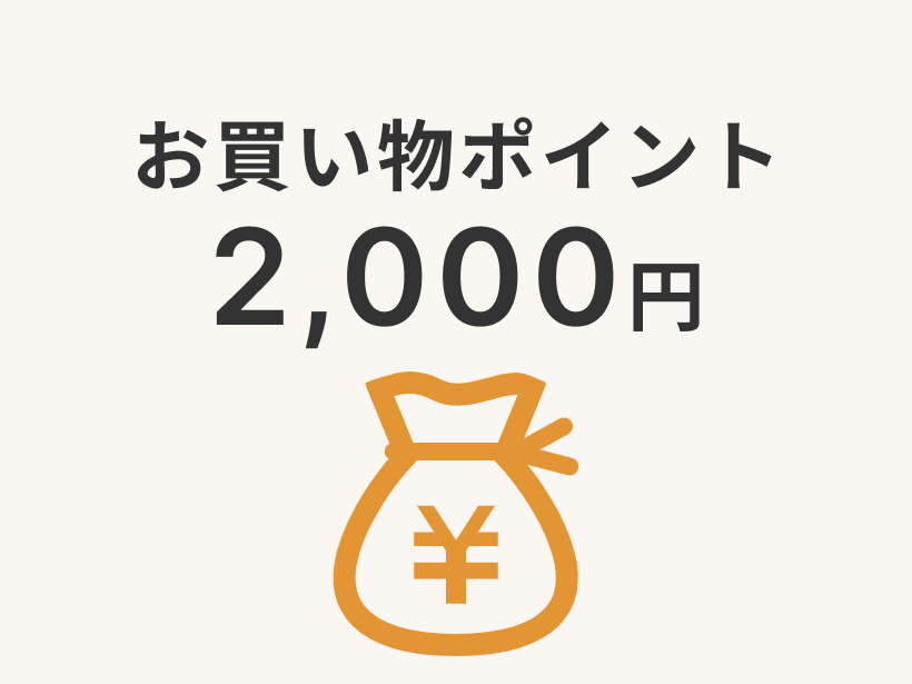 らでぃっしゅぼーやお試し後の定期便入会特典「お買い物ポイント2,000円プレゼント」